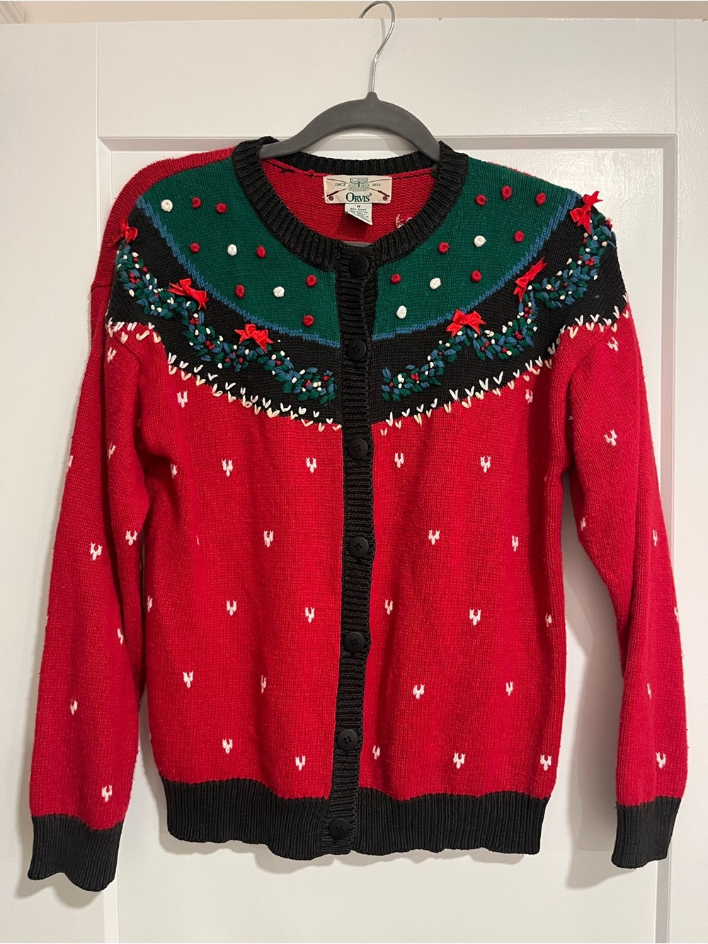 Orvis Christmas Cardigan Sweater